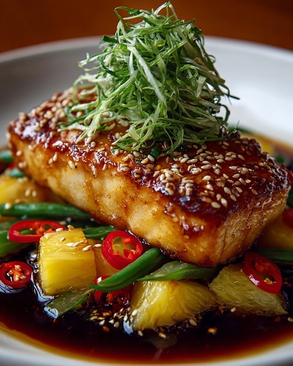 Seared Mahi-Mahi with Passion Fruit Glaze