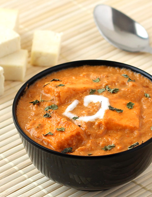 Jaipuri Paneer Curry with Cashew and Tomato Sauce