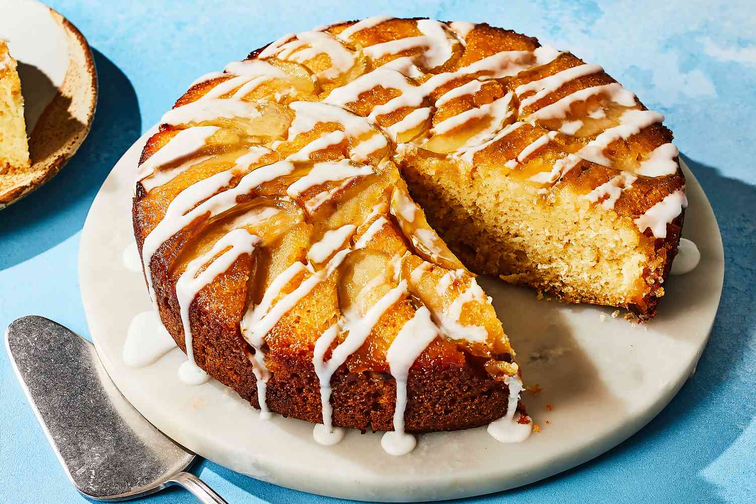 Spiced Apple Upside-Down Cake