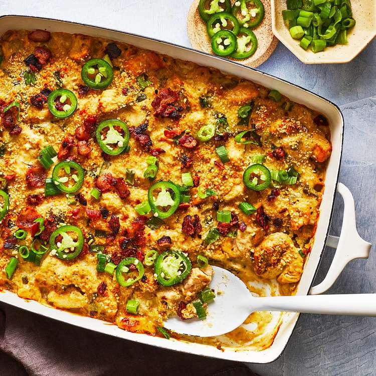 Ham and Cottage Cheese High-Protein Casserole