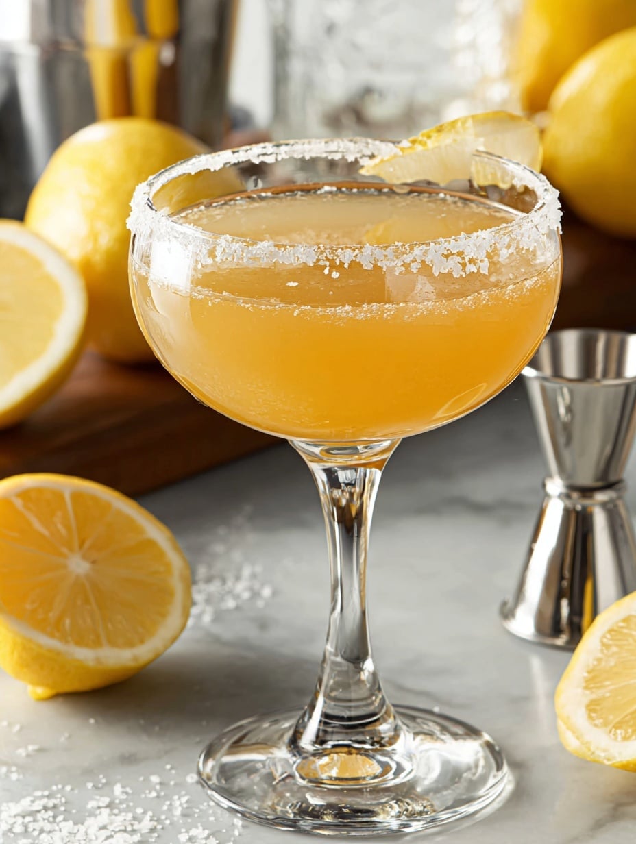 Spiced Tequila Sidecar with Citrus Zest