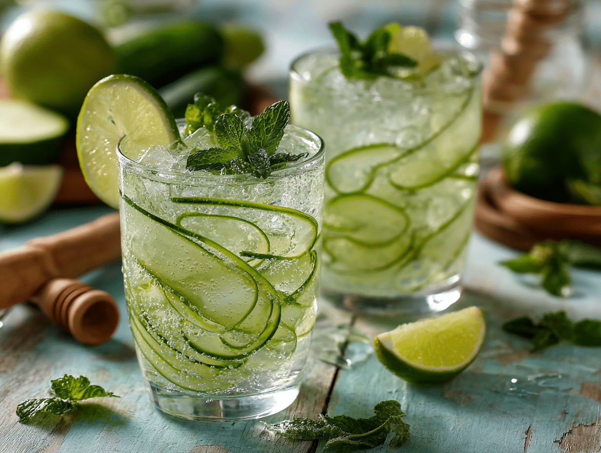 Minted Cucumber Sparkler