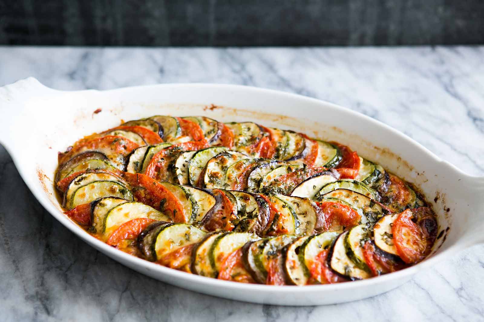Italian Oven-Baked Zucchini and Ricotta Gratin