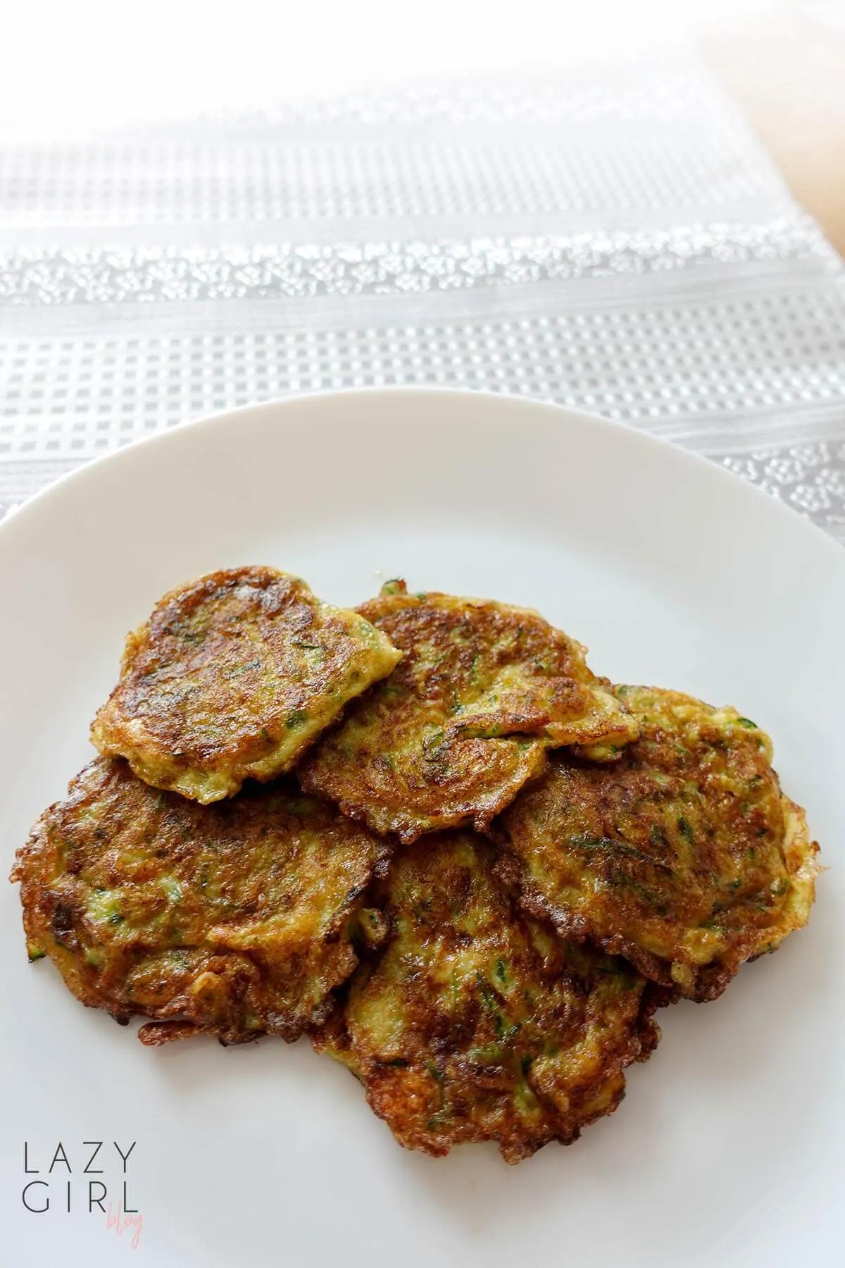 Two-Ingredient Zucchini Fritters