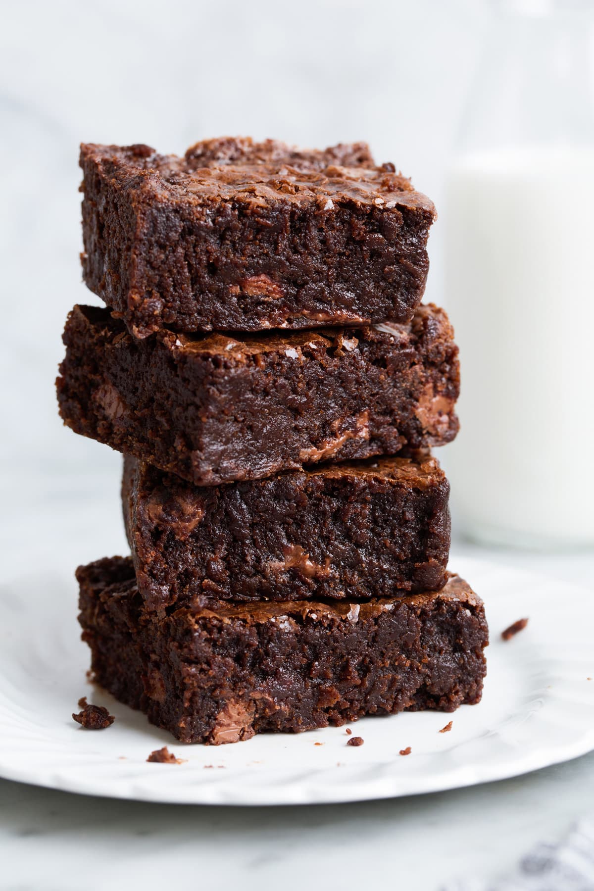 One-Bowl Brownie Cake with Espresso Powder