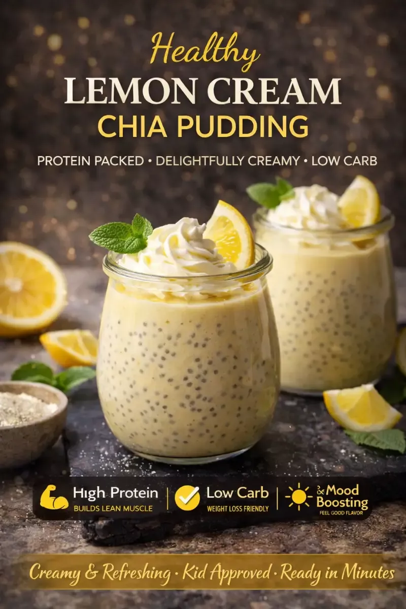 No-Bake Lemon Coconut Chia Pudding