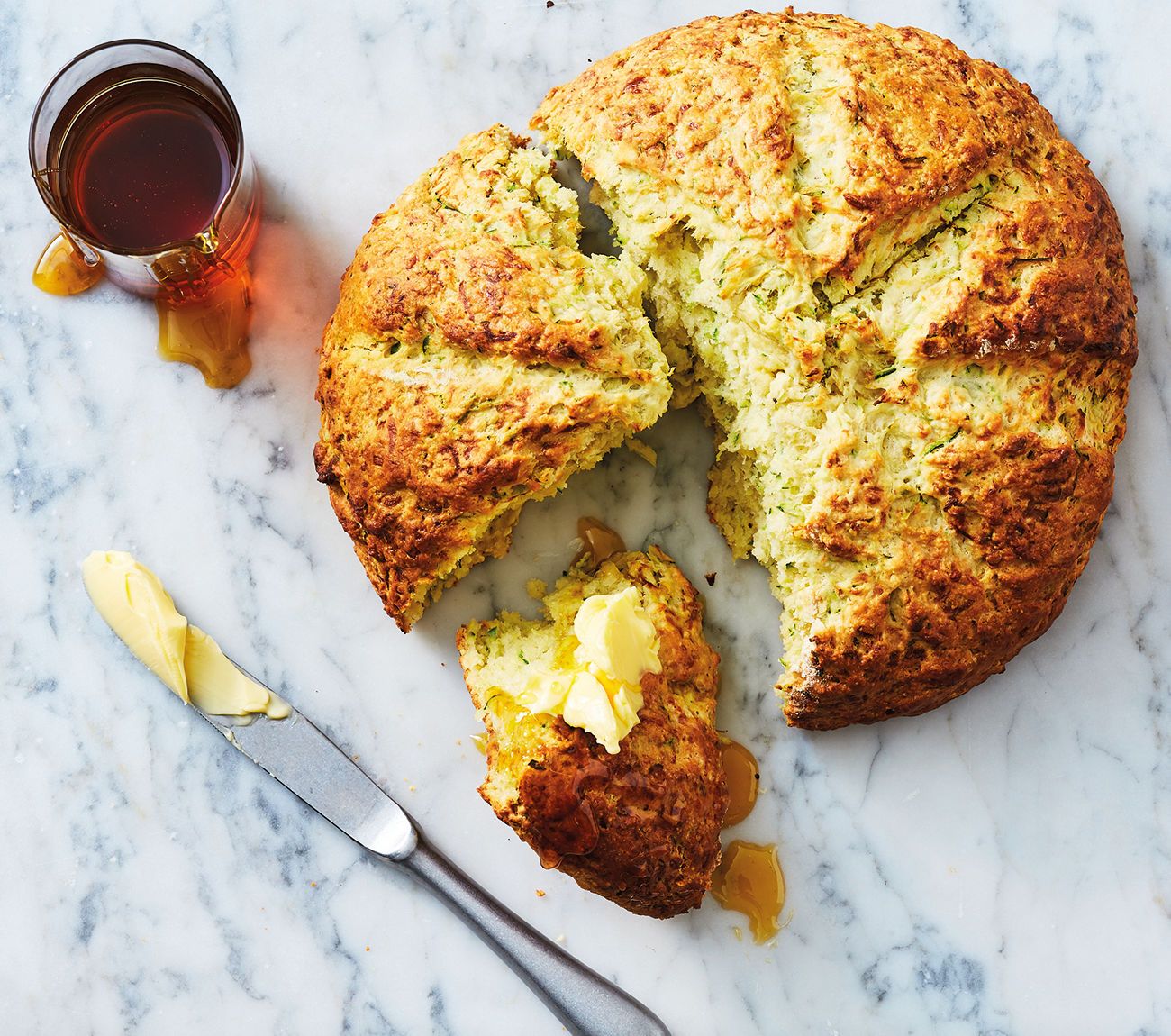 Veggie-Packed Damper Bread with Lemon Myrtle and Sea Salt