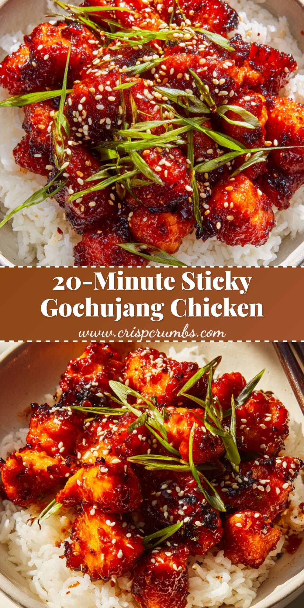Sautéed Gochujang Chicken with Scallions and Sesame