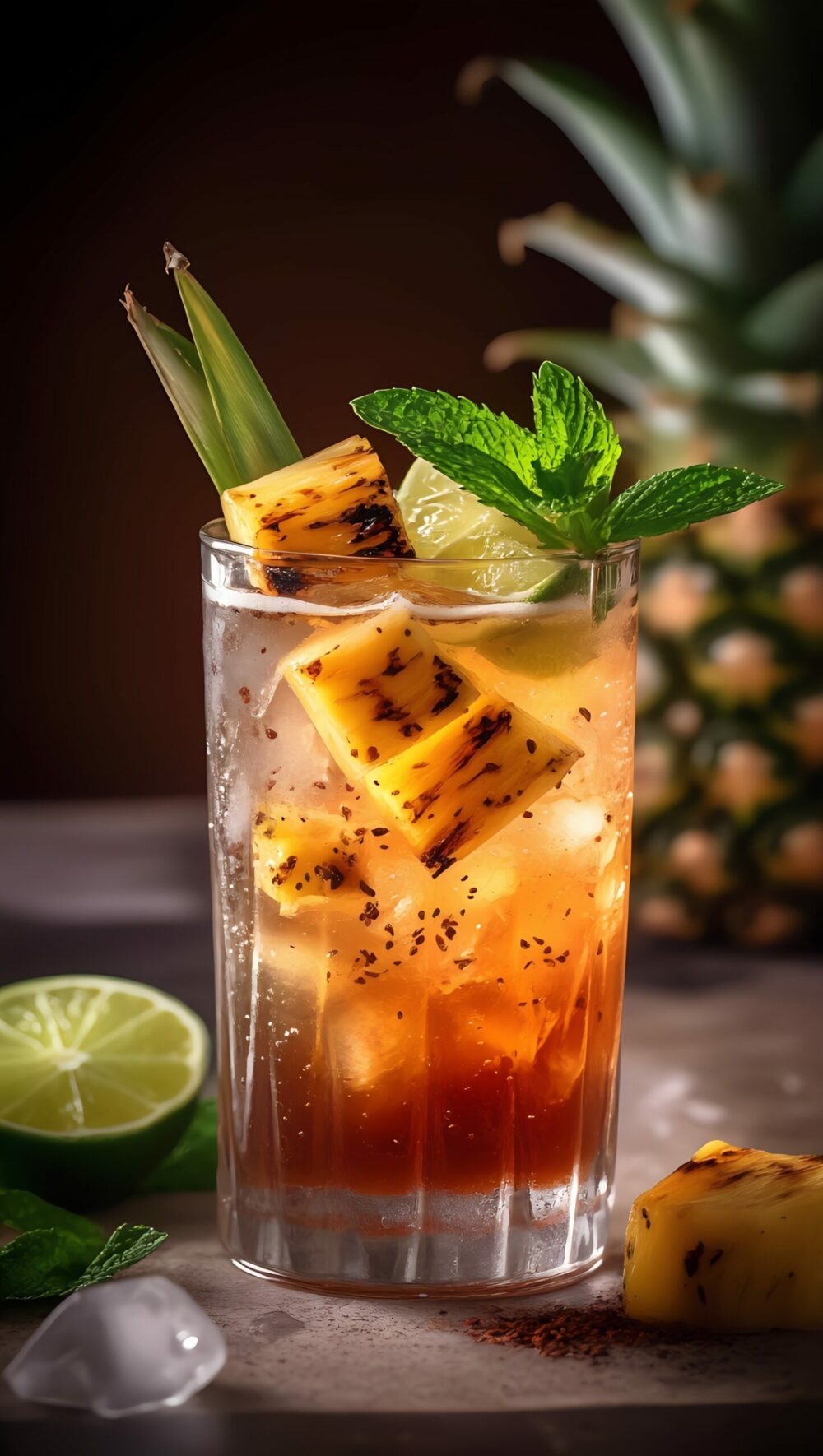 Widely Favored Pineapple Mint Fizz