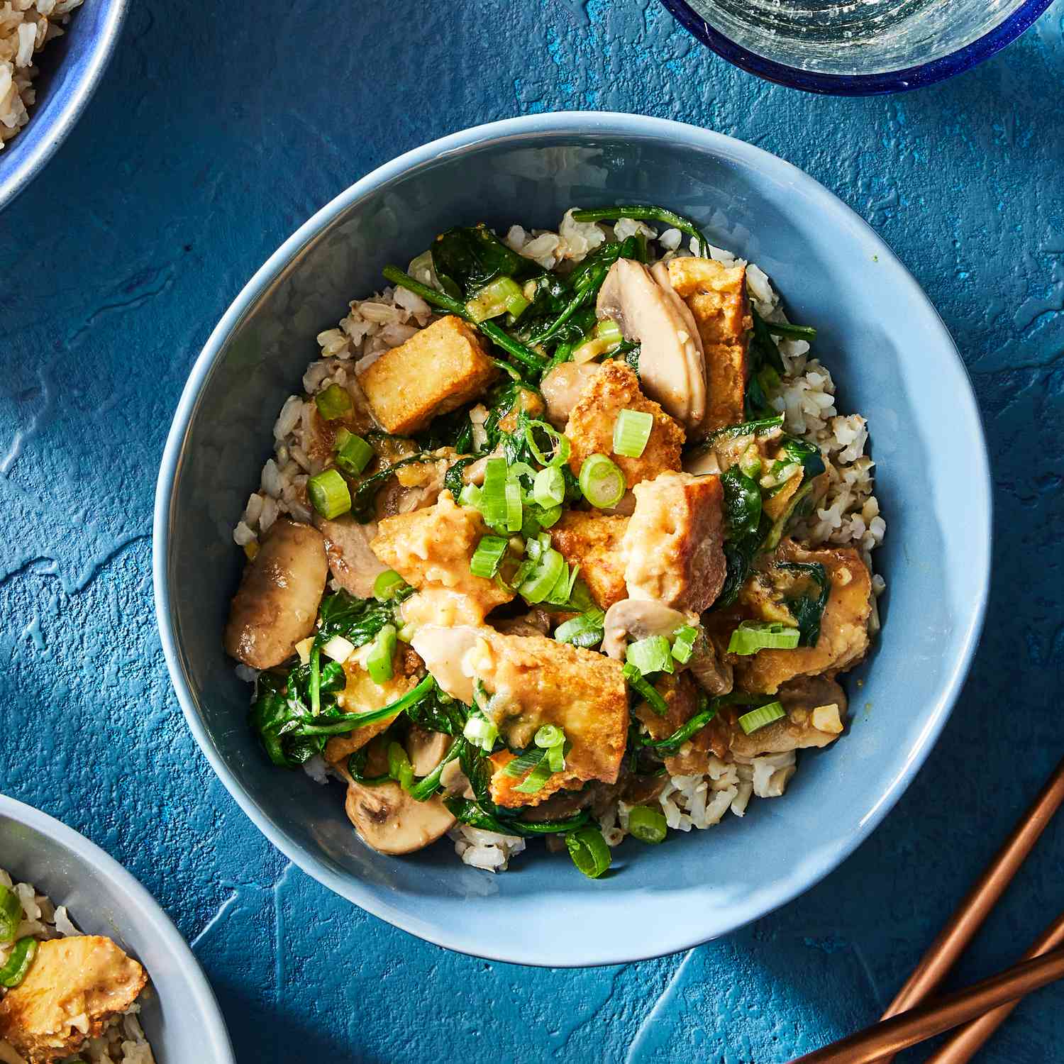 Stir-Fried Tofu with Popular Peanut-Ginger Sauce
