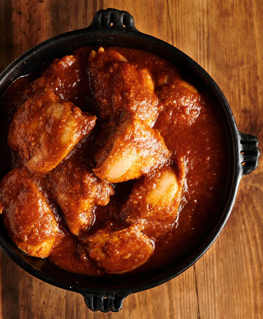 Slow-Roasted Ethiopian Spiced Chicken with Niter Kibbeh