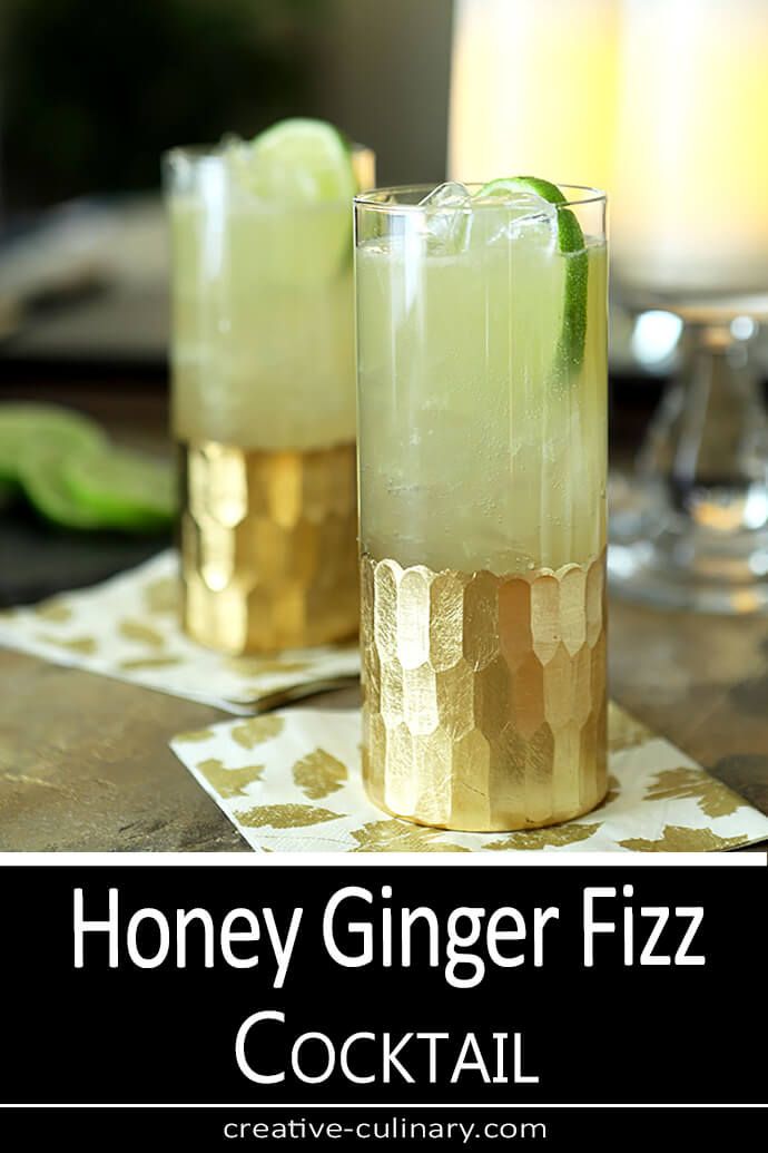 Ginger-Honey Vodka Fizz