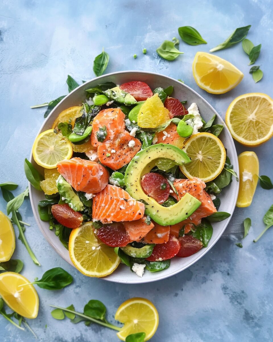 Sautéed Salmon with Avocado and Citrus Salad