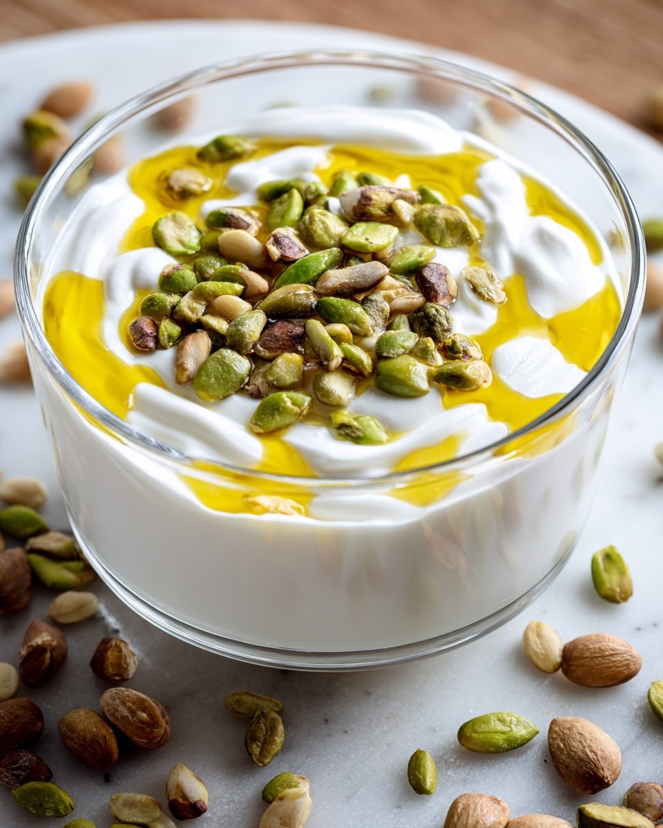 Honey Yogurt and Pistachio Parfait with Cardamom