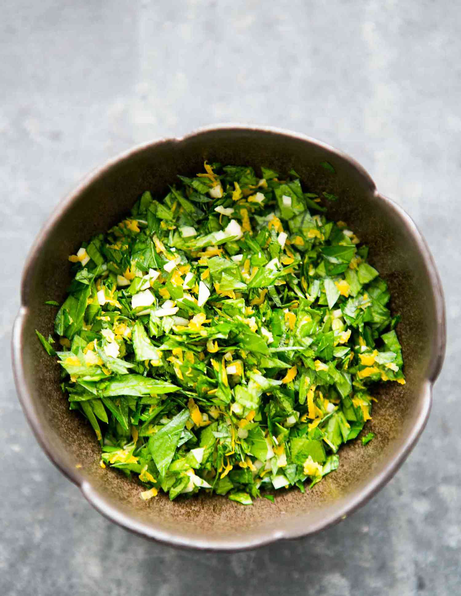 Golden Ale-Braised Beef with Bitter Herb Gremolata