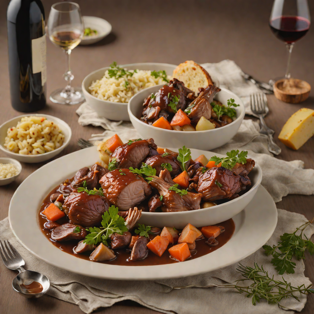 1920s-Style Coq au Vin with Heritage Wine