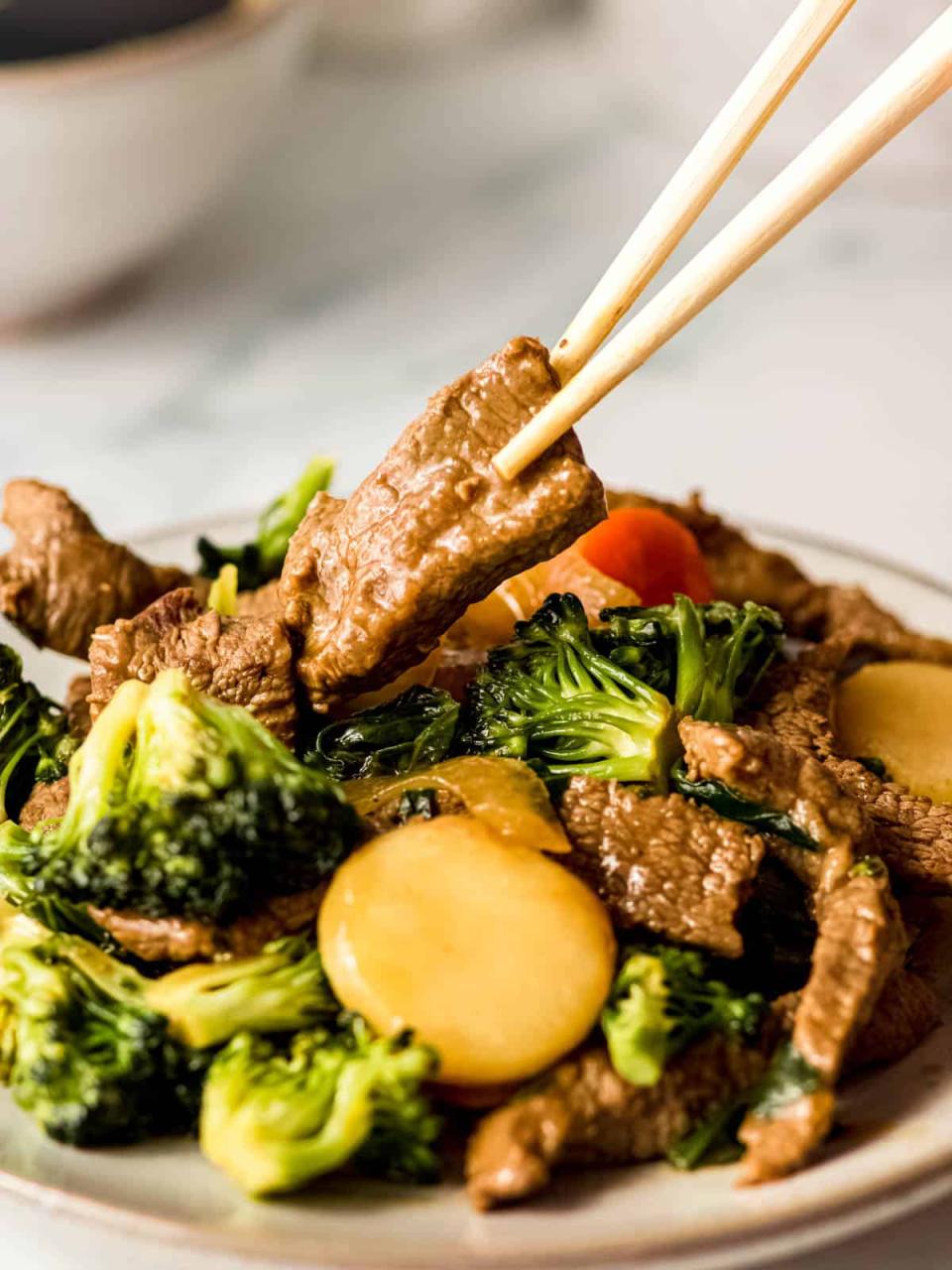 Monument Circle-Inspired Beef and Vegetable Stir Fry