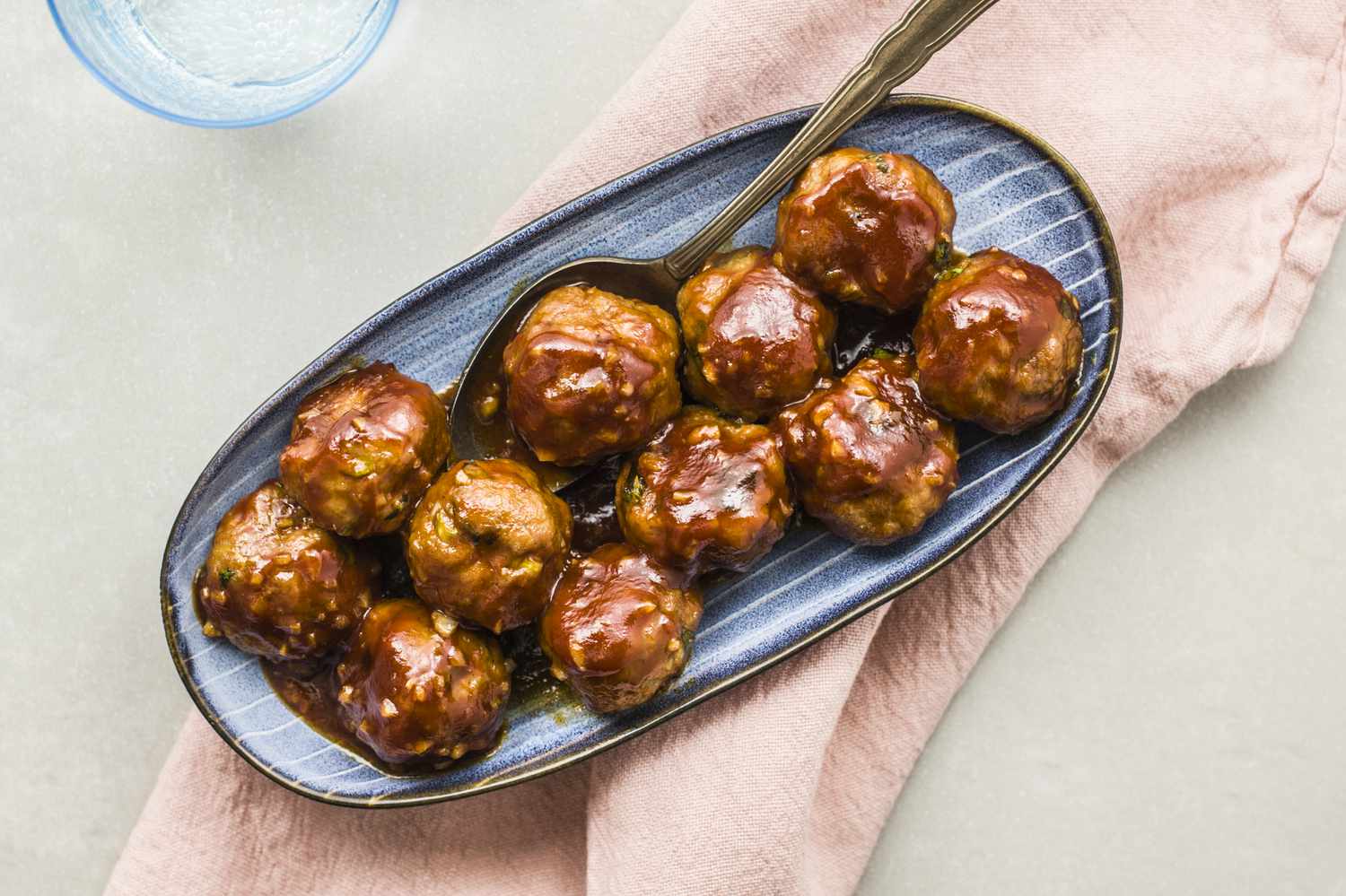Midwestern Honey Glazed Pork Meatballs with Mustard Sauce