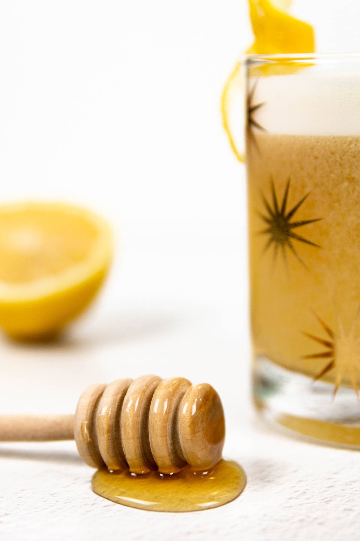 Shaken Spiced Honey Sour