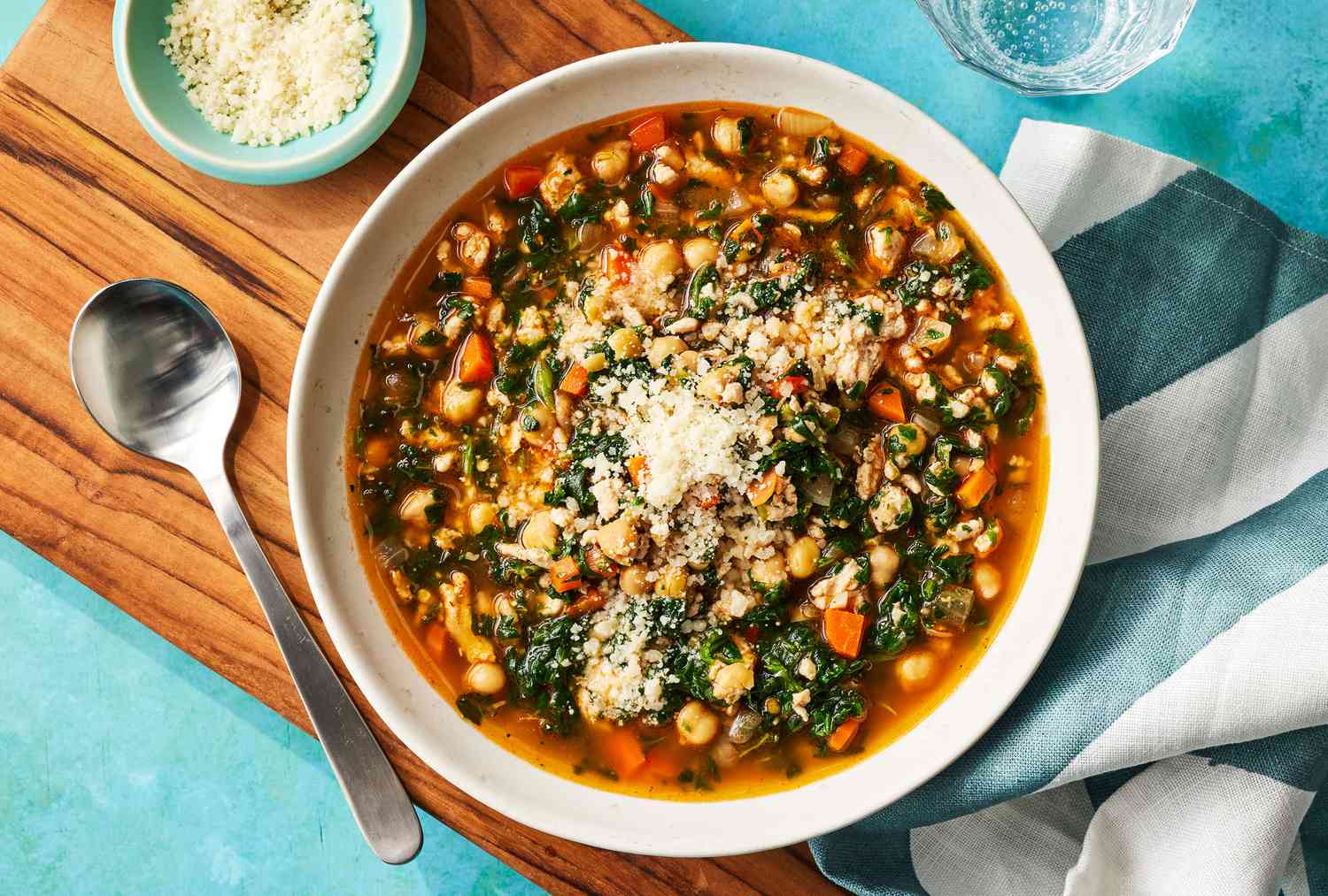 Skillet-Spiced Chickpea and Spinach Stew