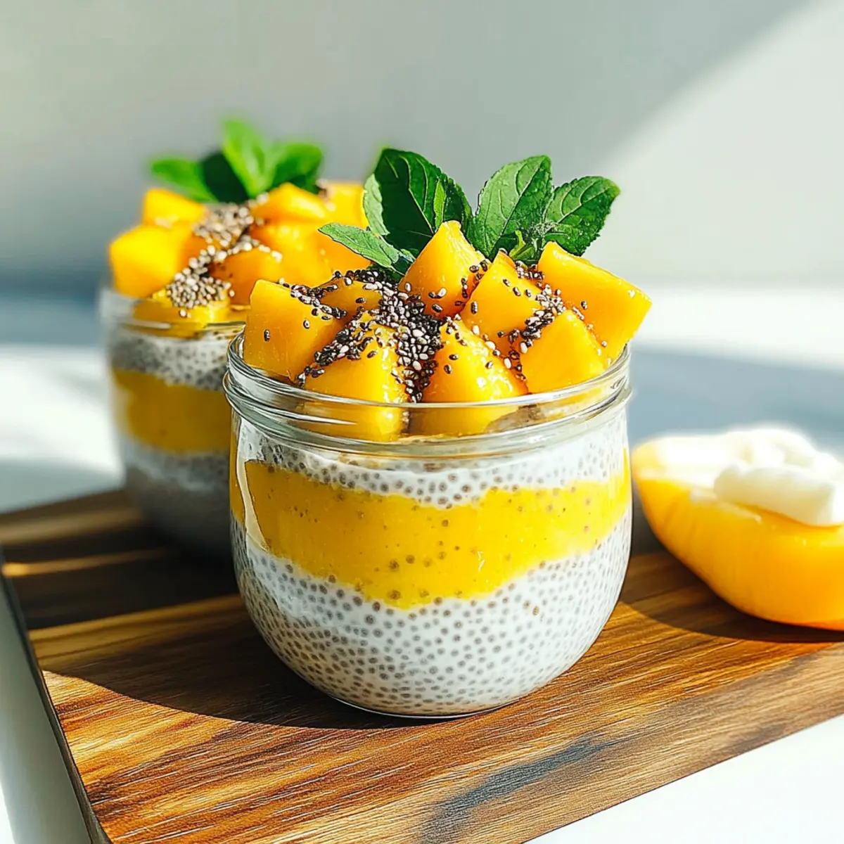 Coconut Mango Chia Pudding