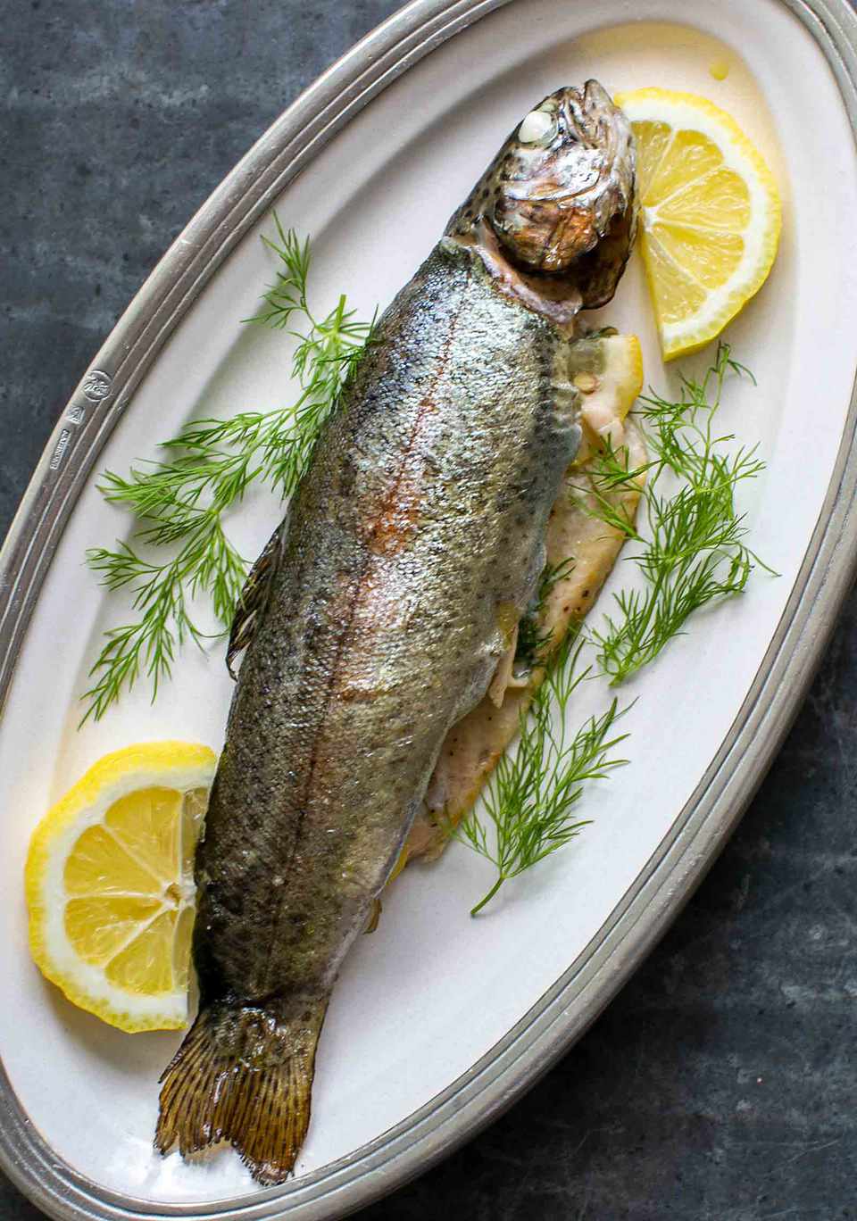 Grilled Colorado Trout with Lemon-Dill Butter