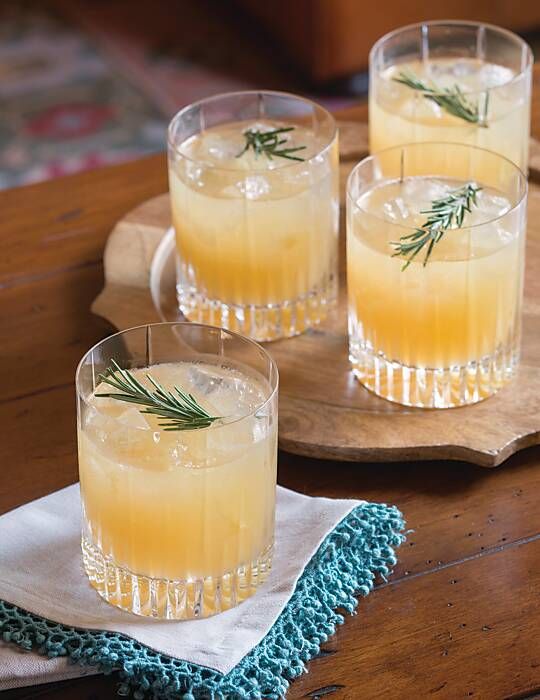 Herbal Bourbon Sour with Rosemary and Honey