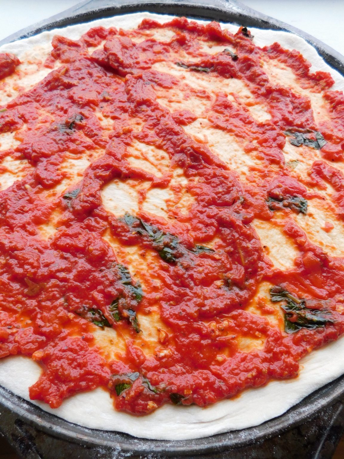 Wood-Fired Neapolitan Pizza with San Marzano Tomato Sauce