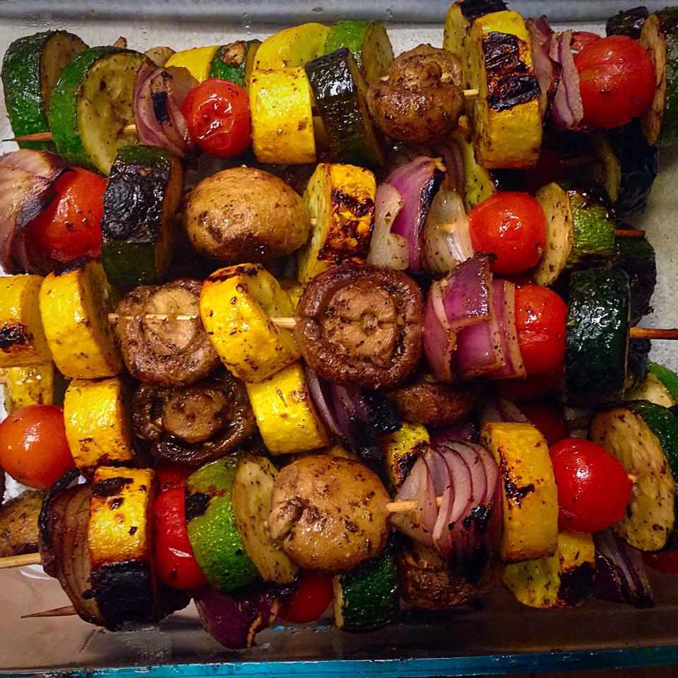 Texas BBQ Veggie Skewers