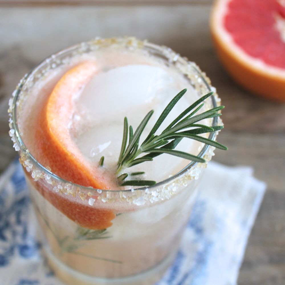 Herbal Gin and Grapefruit Martini