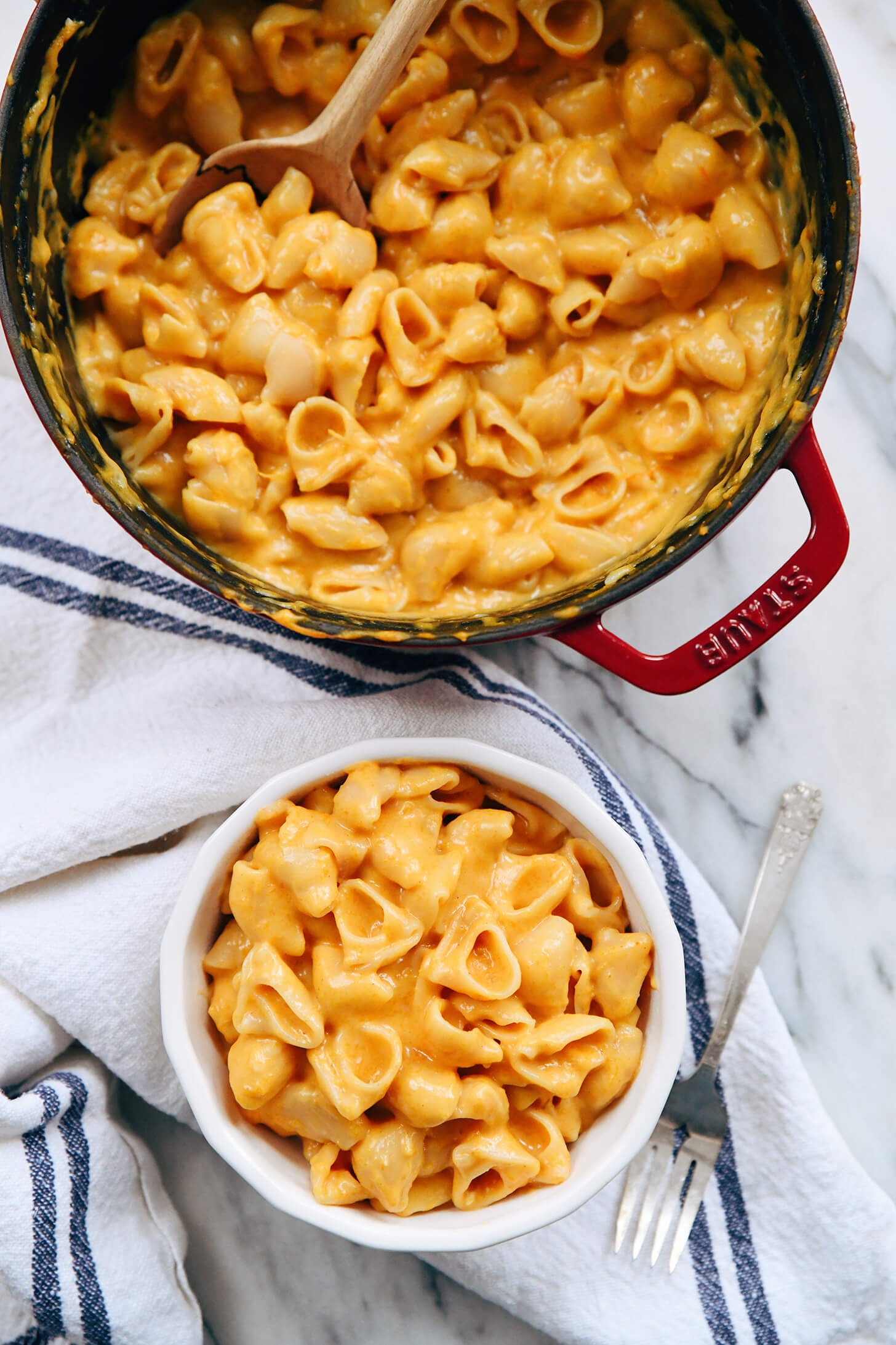 Veggie-Loaded Mac and Cheese with Butternut Squash Purée