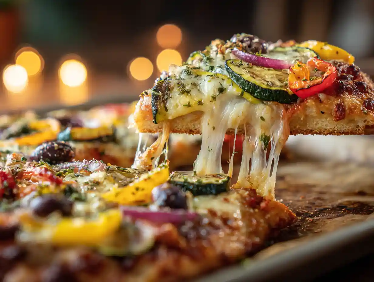 Slyce Coal Oven Roasted Vegetable Pizza