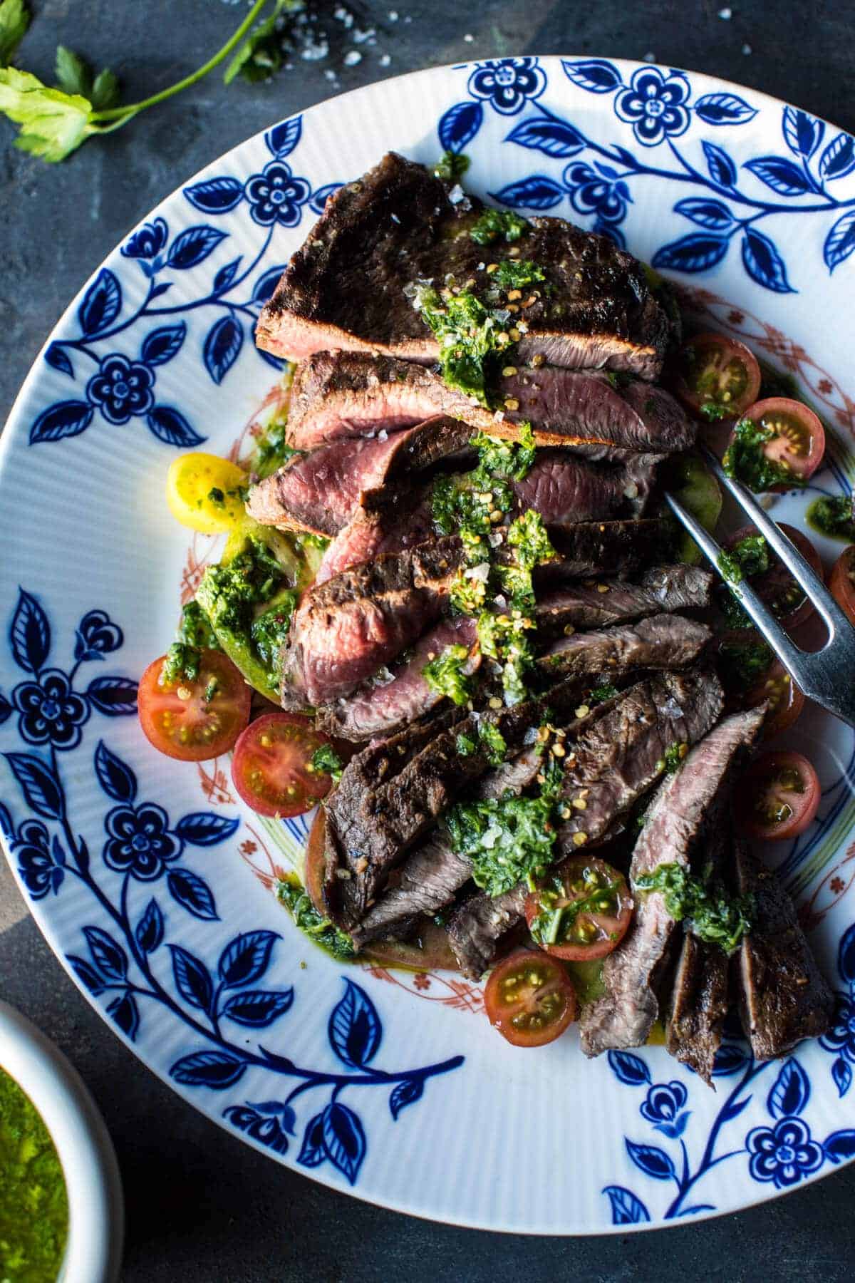 Churrasco-Grilled Picanha with Garlic Chimichurri