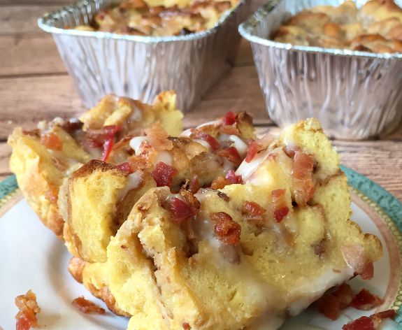 Maple-Bacon Stuffed French Toast Casserole