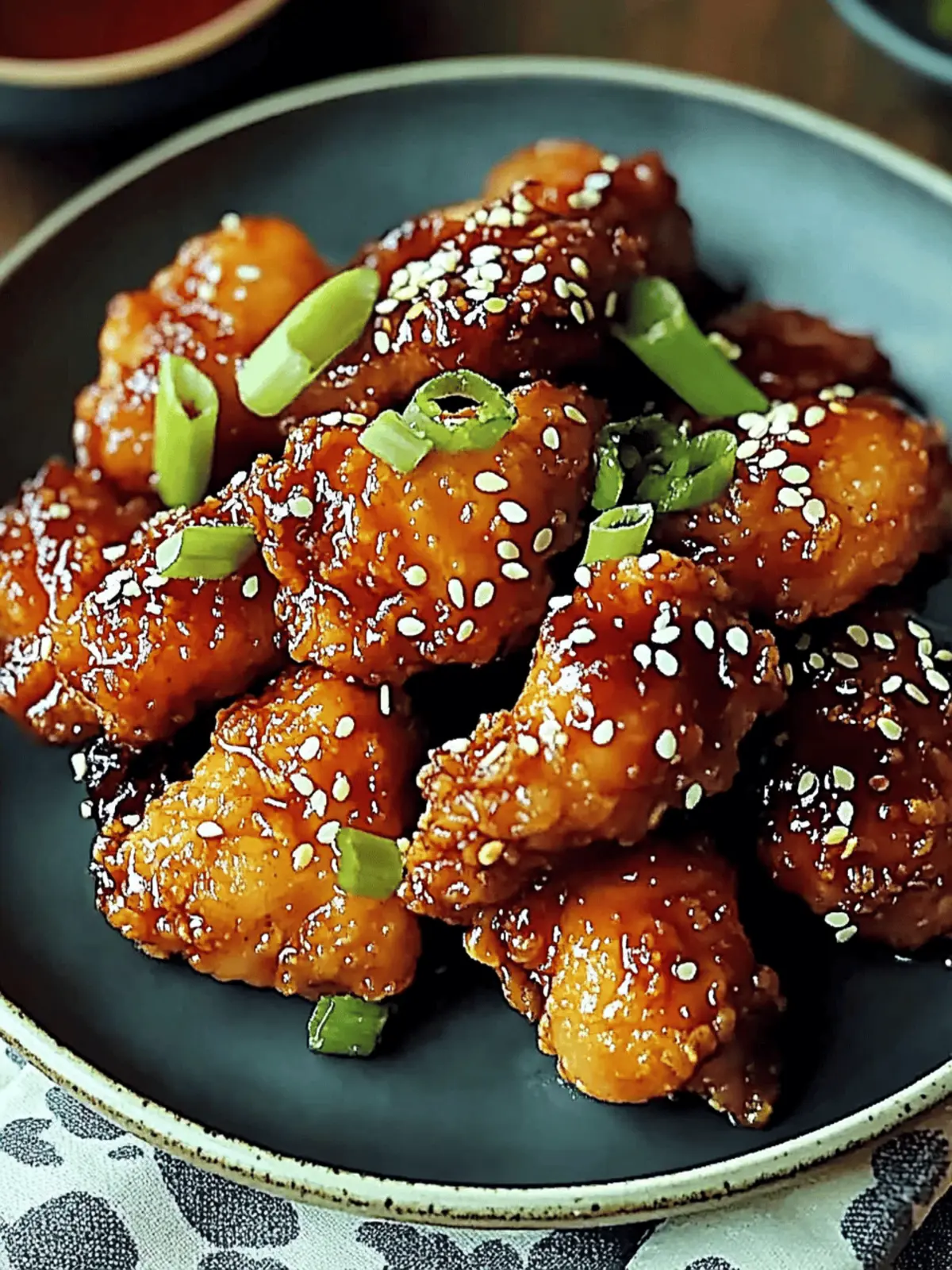 Double-Fried Korean Chicken with Soy-Garlic Glaze