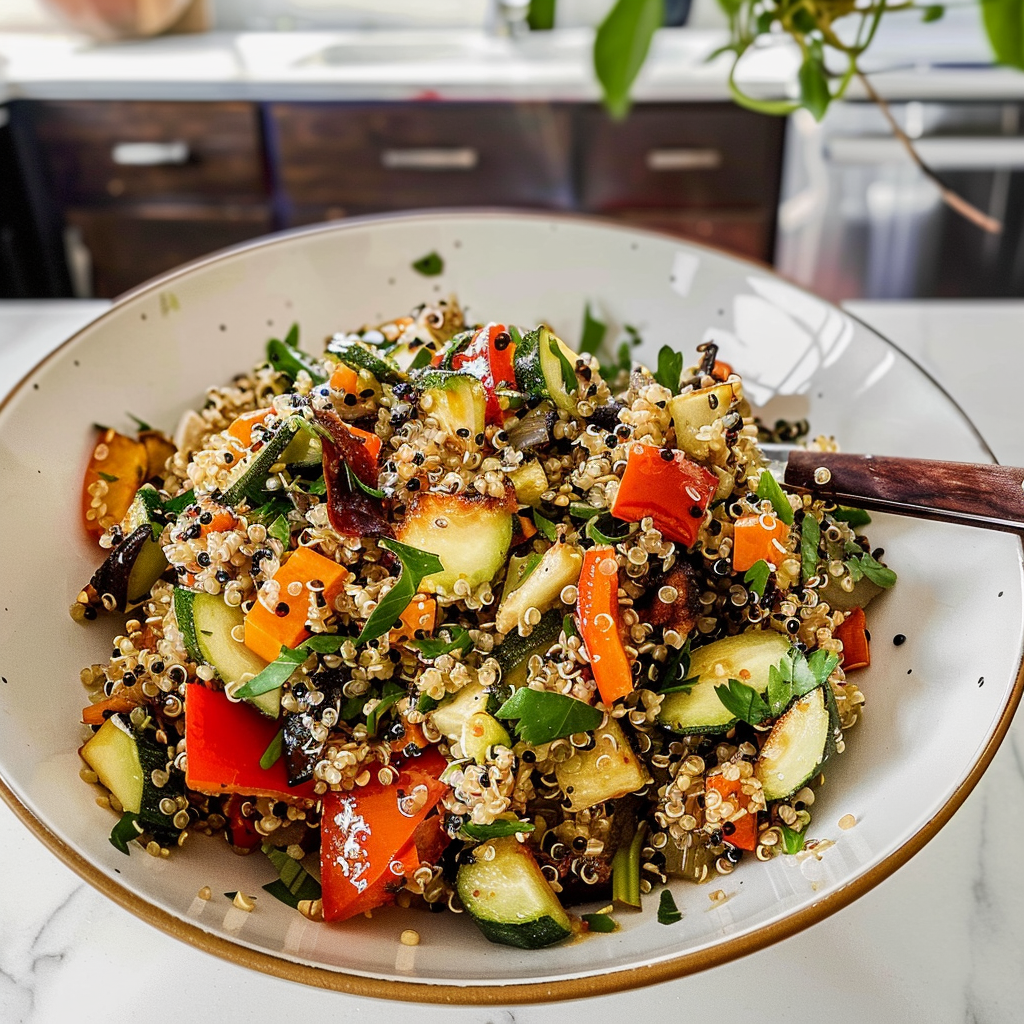 Memorial Park Garden Vegetable Quinoa Salad