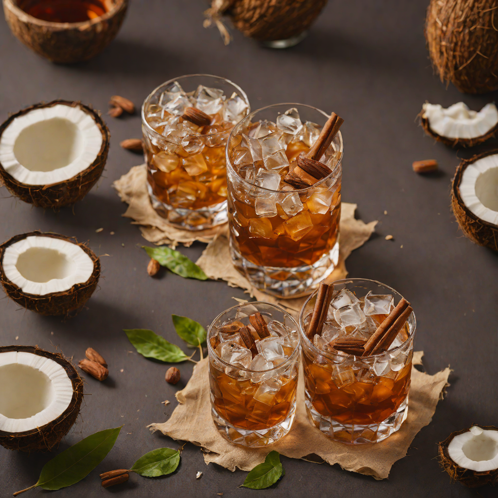Coconut-Cacao Rum Old Fashioned