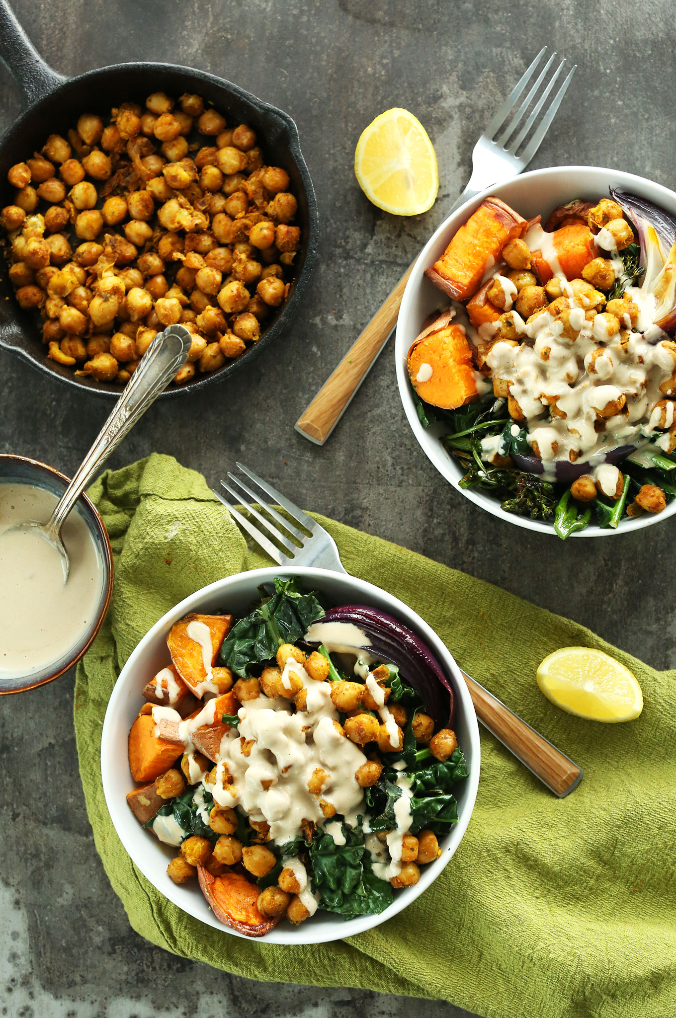 Oven-Baked Spiced Chickpea and Sweet Potato Salad