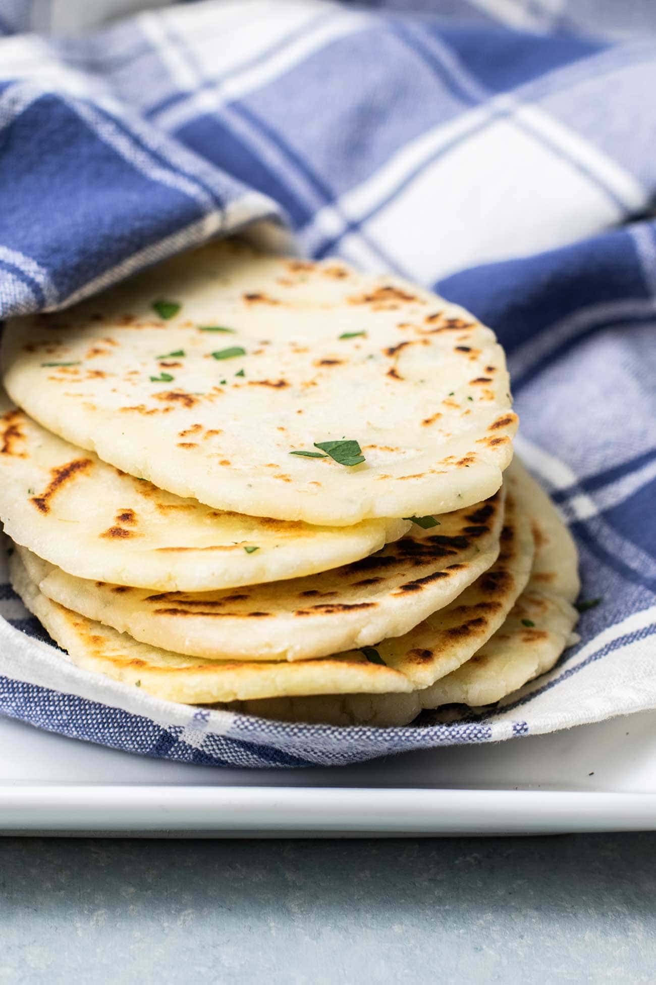 Gluten-Free Herb Flatbread with Olive Oil and Sea Salt