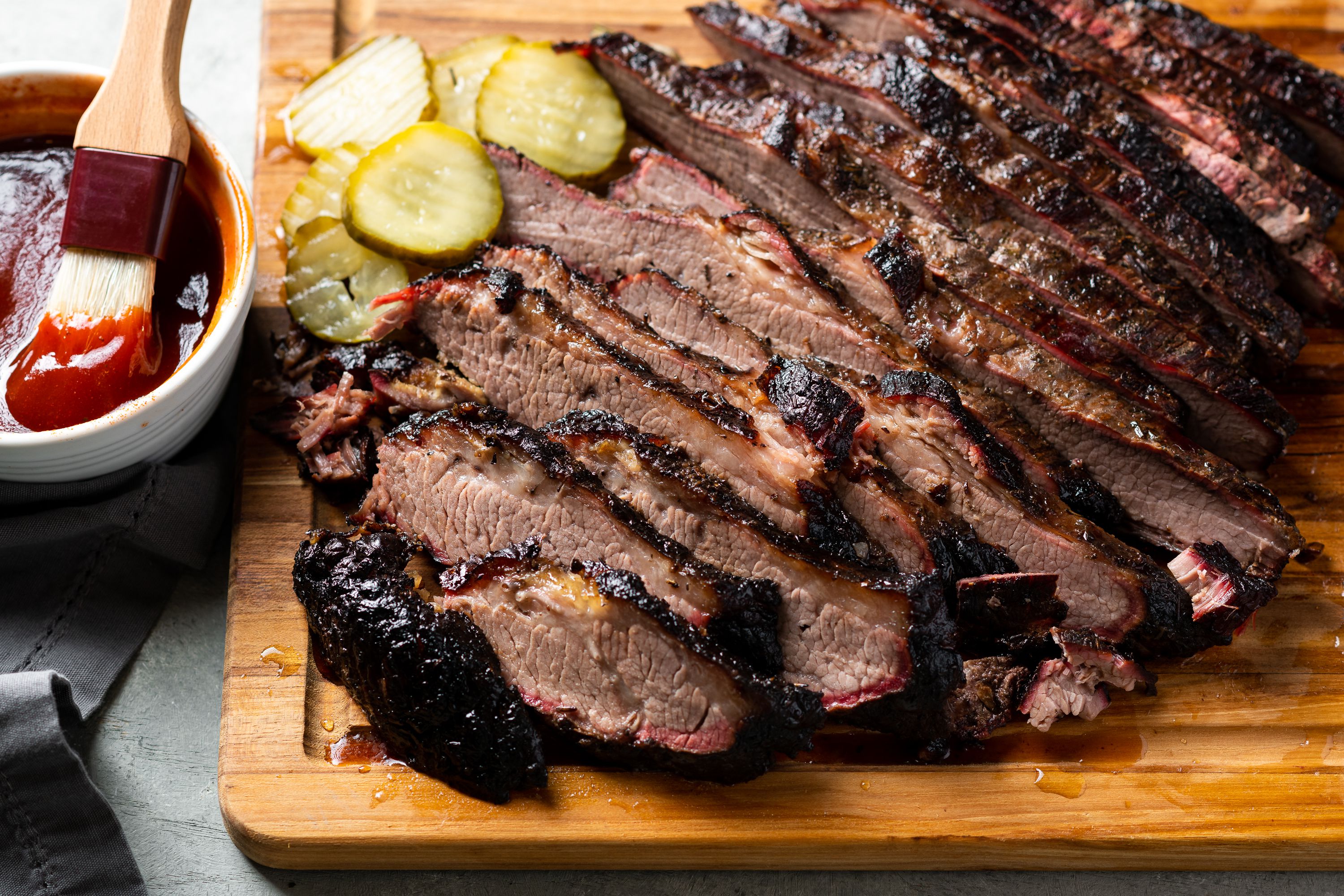 Cold-Smoked Beef Brisket with Cherrywood and Maple Glaze