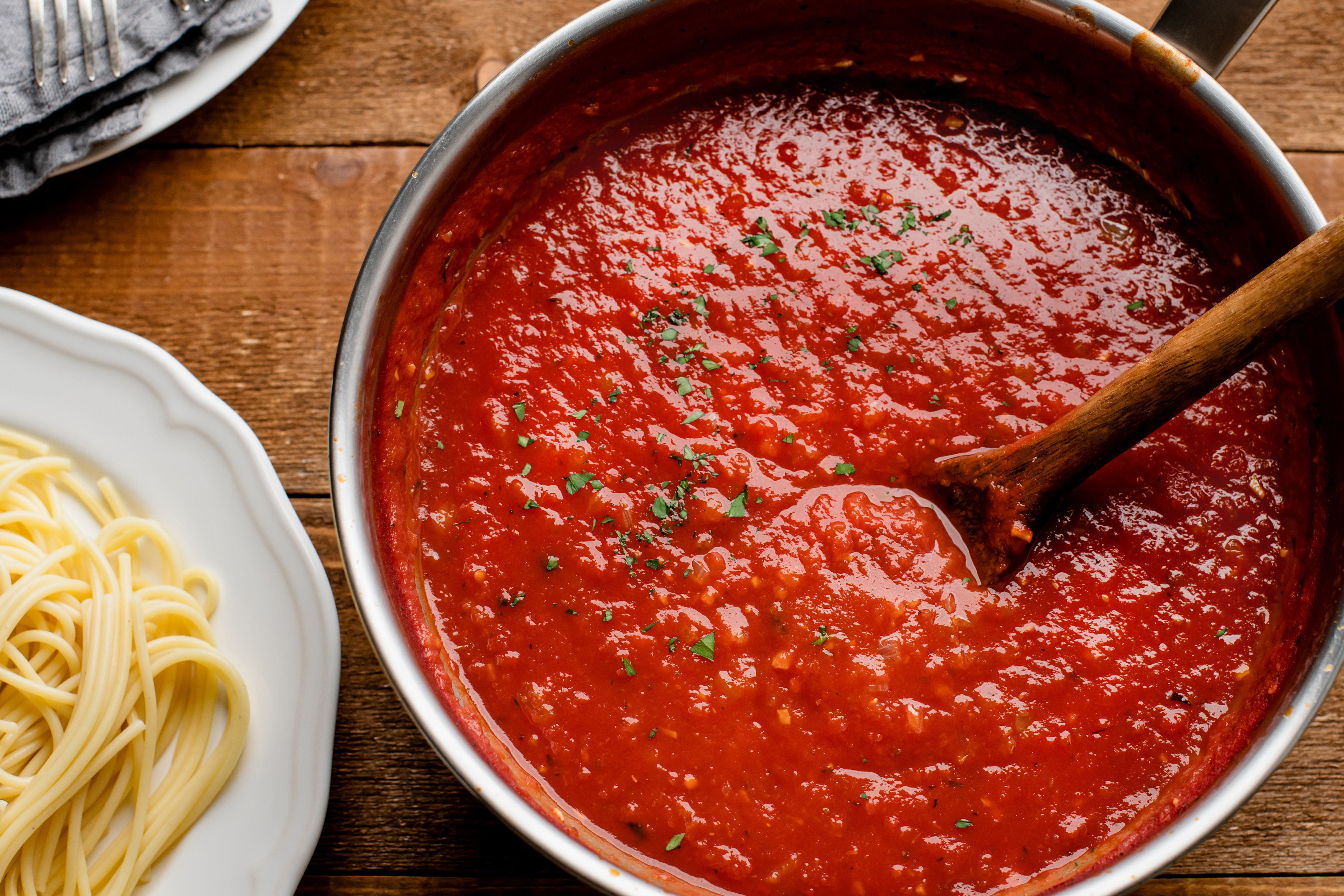 Tomato and Cauliflower Sauce with Spaghetti for Picky Eaters