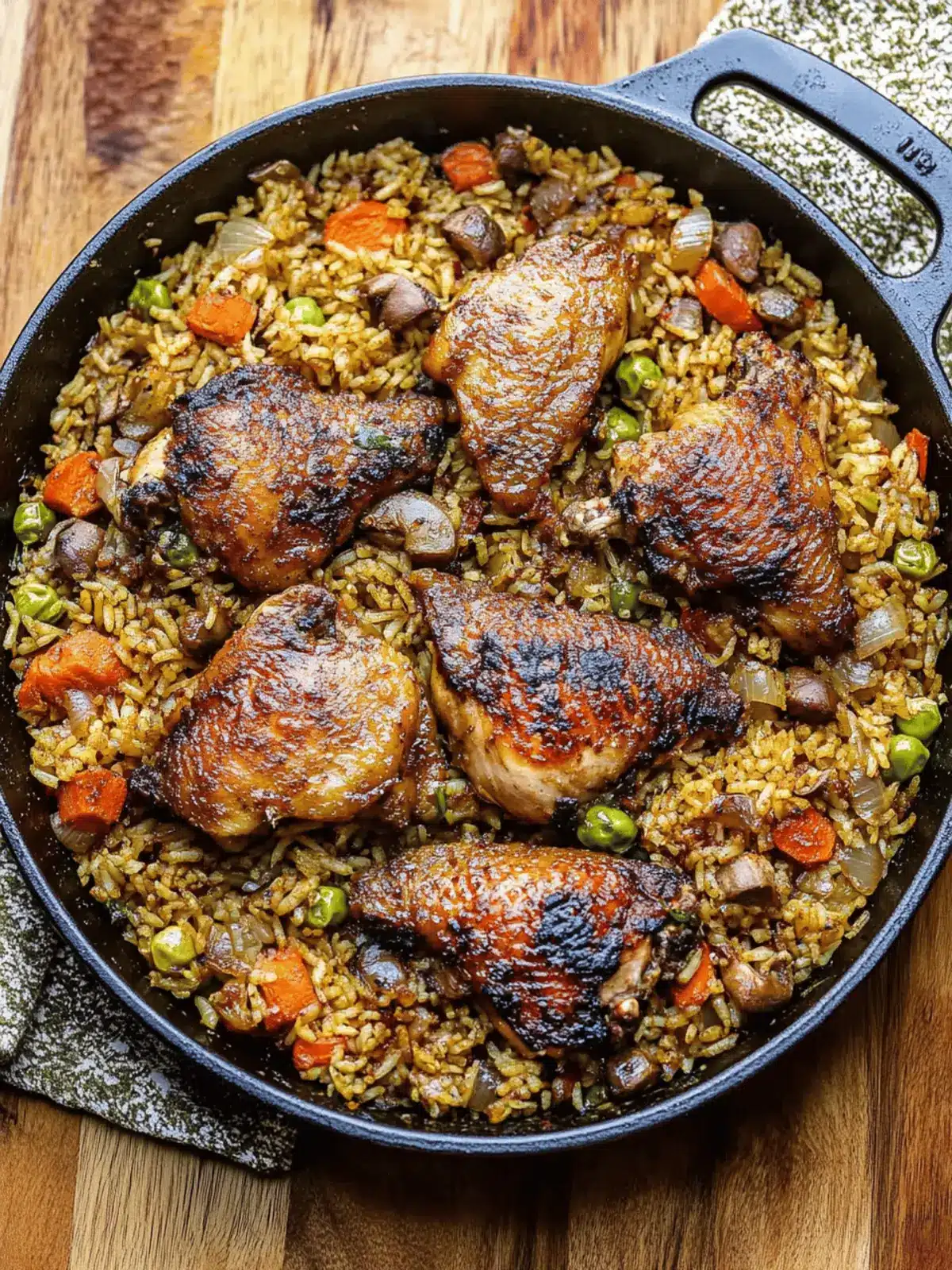 One-Pot Caribbean Jerk Chicken and Rice