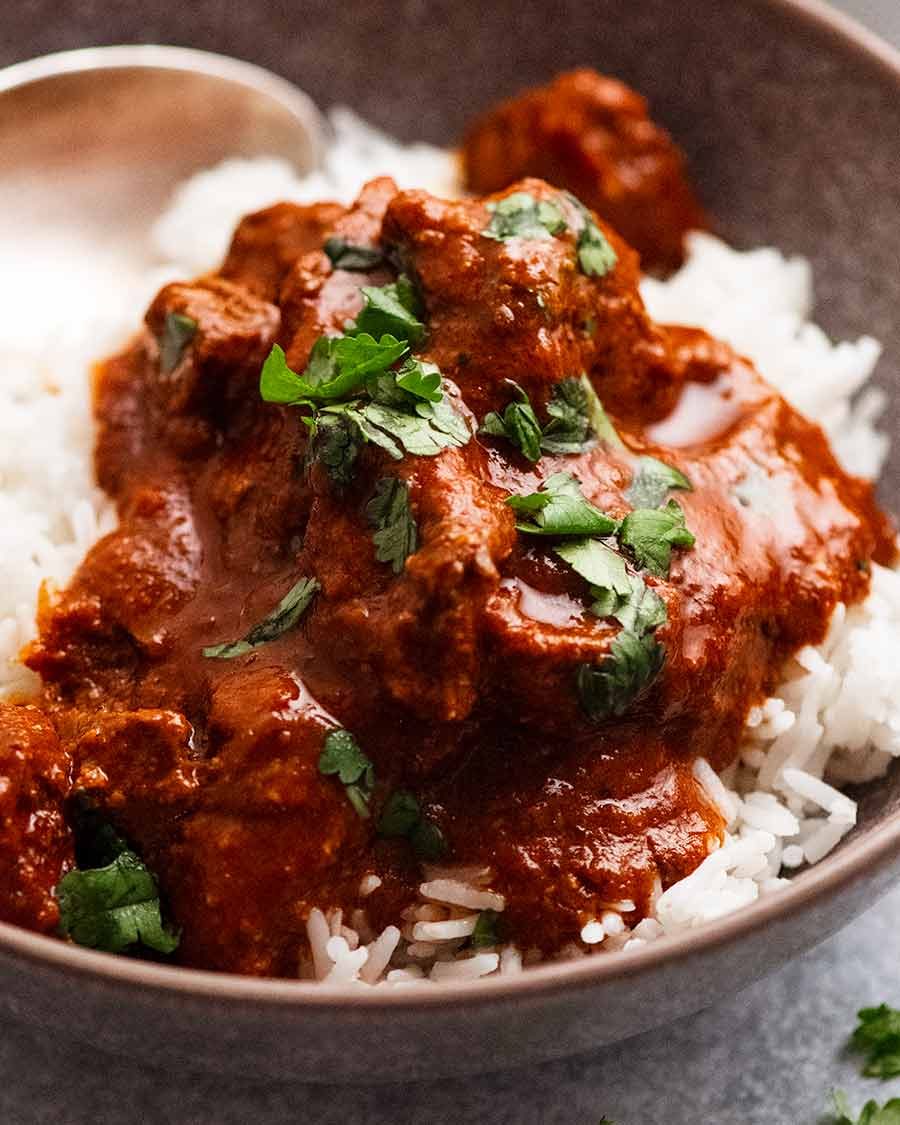 Slow-Simmered Goan Pork Vindaloo with Red Chilies