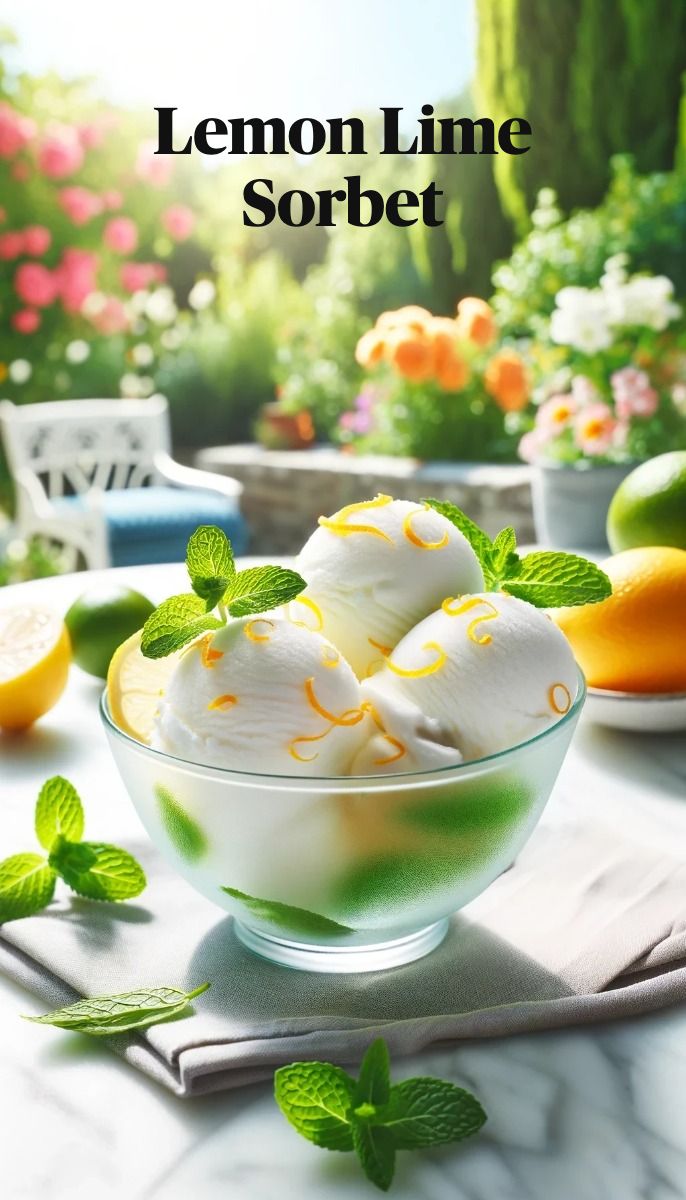 Lemon-Lime Citrus Sorbet
