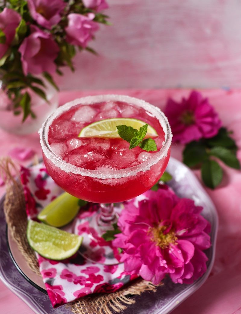 Rose Vodka Lime Martini