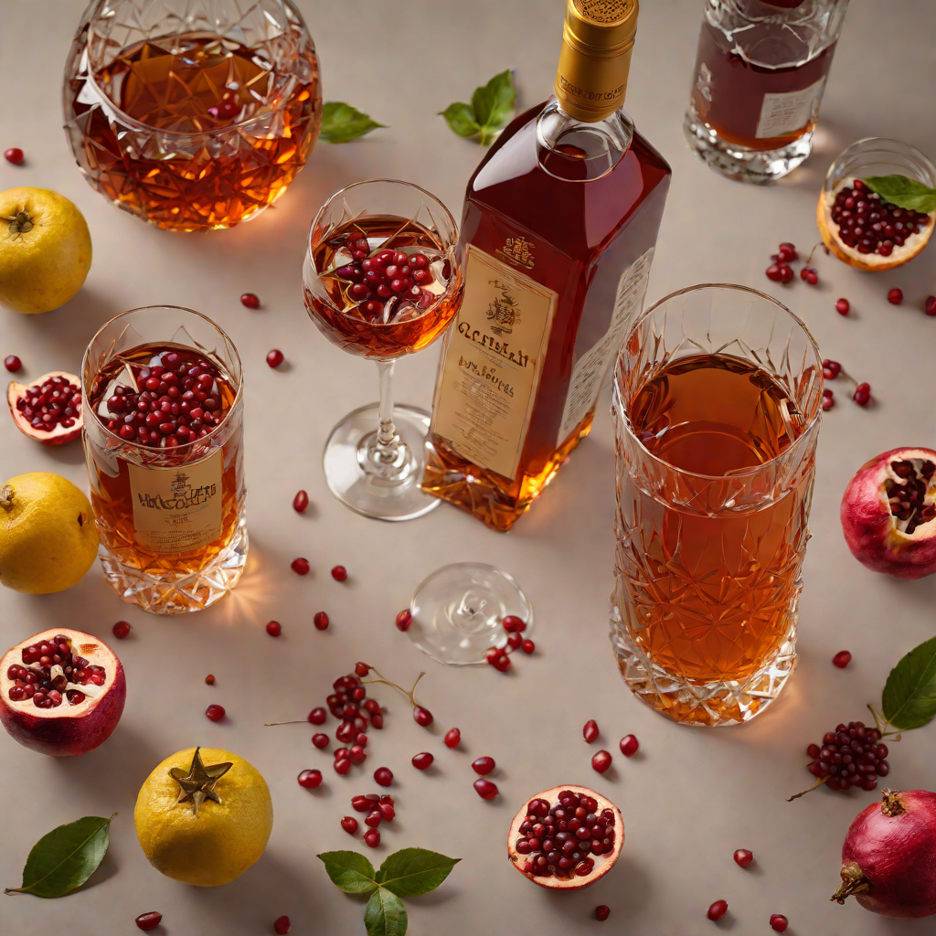 Macallan Scotch with Pomegranate and Cointreau Sour