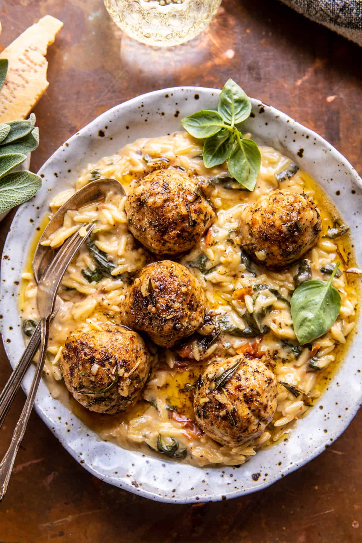 Colorful Turkey Meatballs with Hidden Veggie Sauce