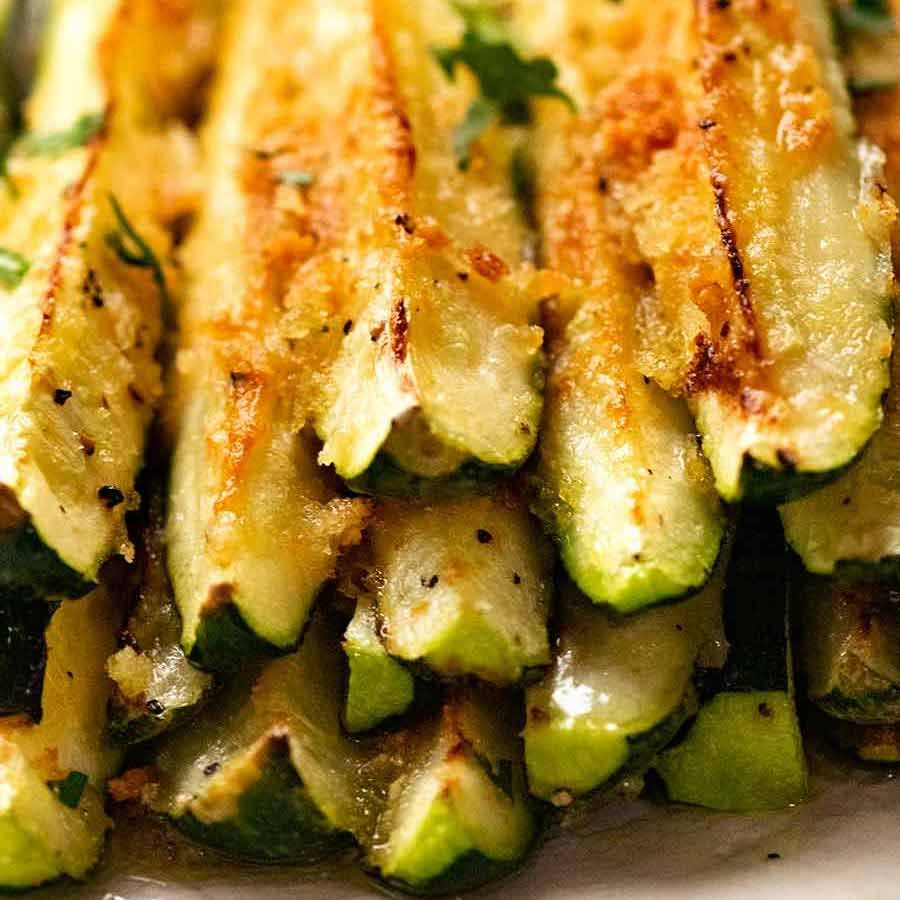 Italian Oven-Baked Zucchini Parmesan