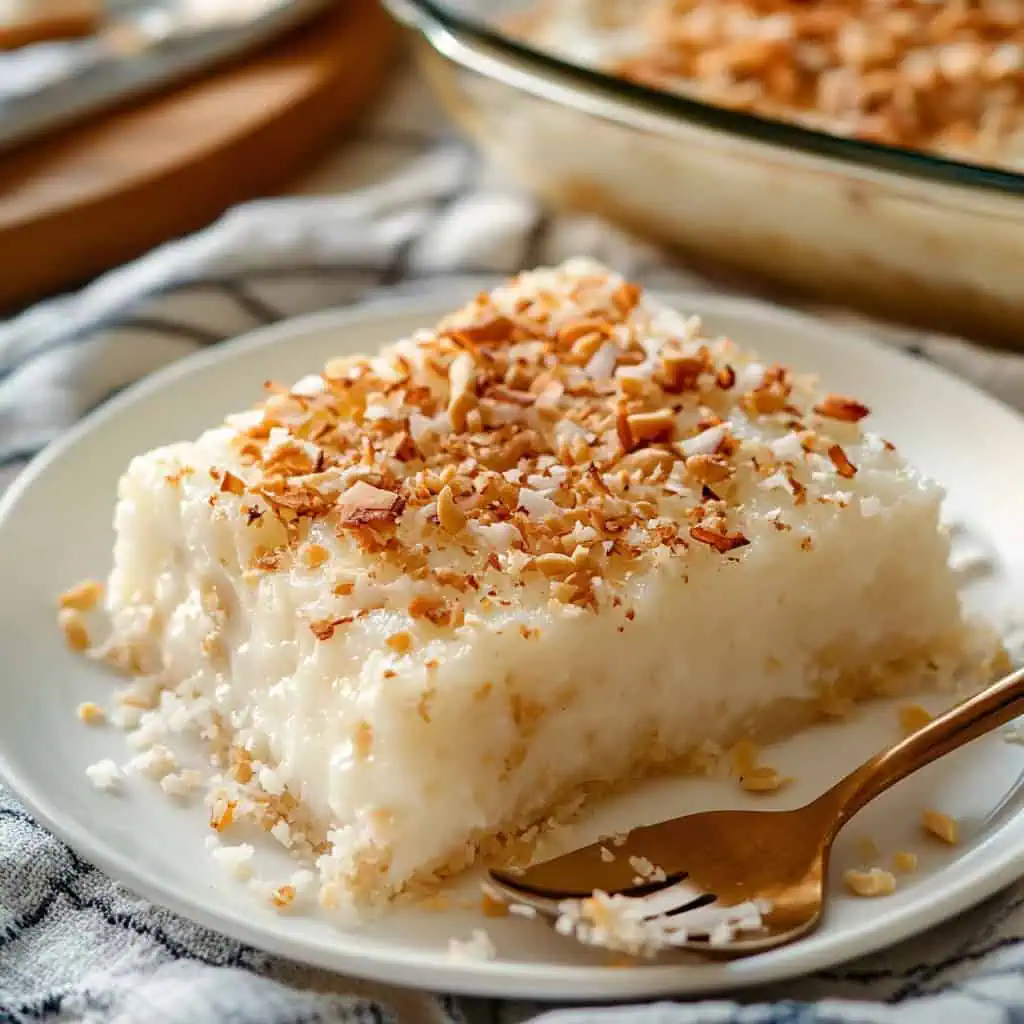 No-Bake Coconut Maja Blanca Pudding