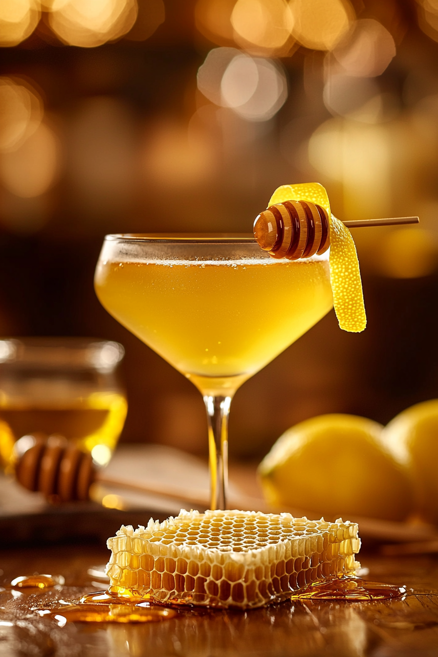 Spiced Rum Honey Bee Knees